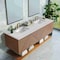 James Martin Vanities Marcello 72in Double Vanity, Chestnut w/ 3 CM Eternal Jasmine Pearl Top D200-V72-CSN-3EJP - alternate 6